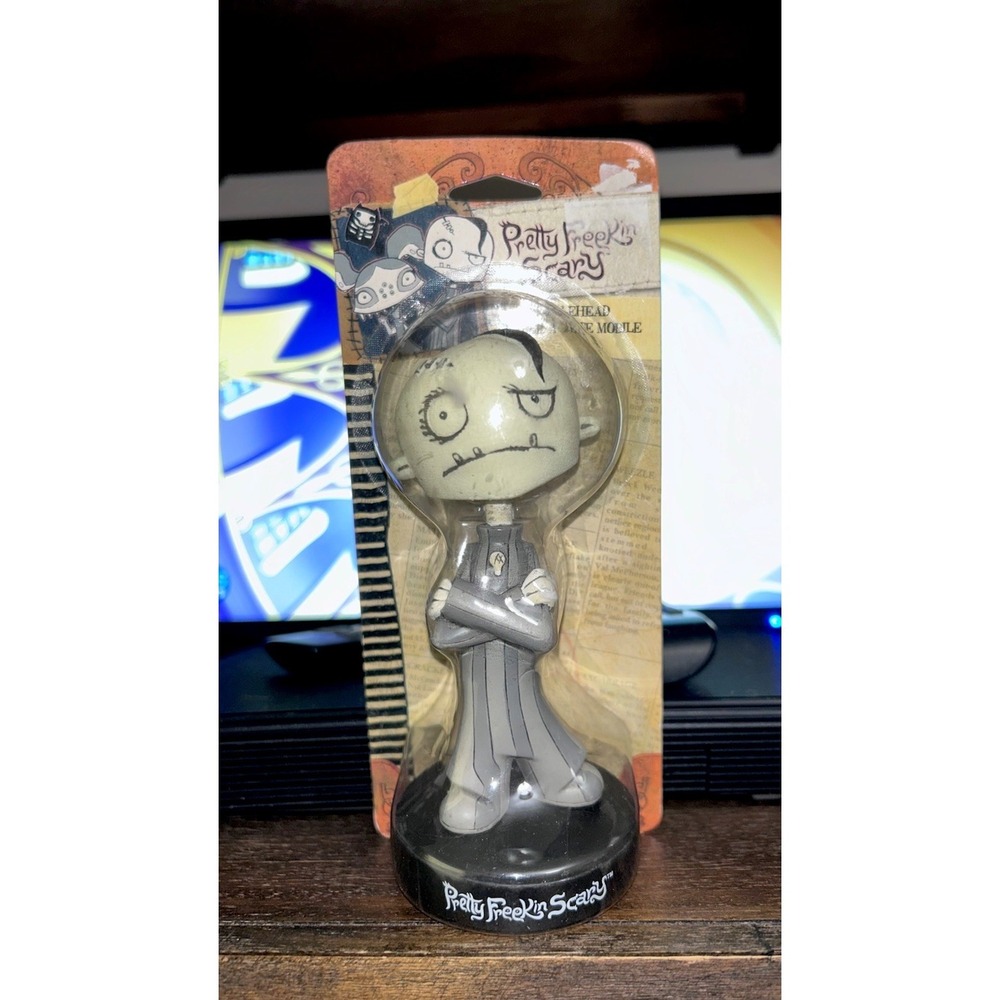 Pretty Freekin' Scary Rare Horror Bobblehead Toy Figure – 2007 Goth Collectible